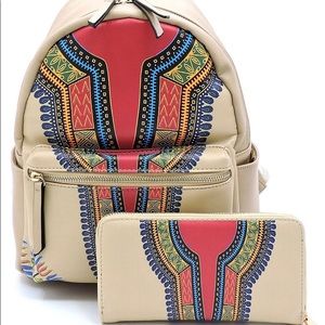 African Backpack Set